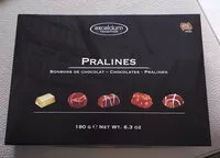 Mängden socker i Excelcium Pralines Black 180G