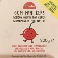 Mängden socker i Bonbon gélifié mini cerise