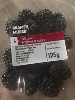 Mängden socker i Mûres