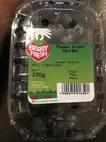 Mängden socker i Myrtilles