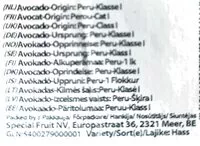 Mängden socker i Avocado ready to eat