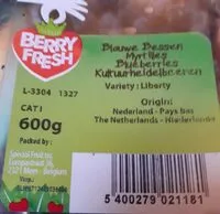 Mängden socker i Myrtilles