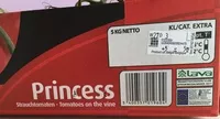 Mängden socker i Tomates grappes Princess