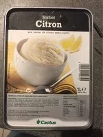 Mängden socker i Sorbet citron