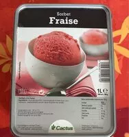 Mängden socker i Sorbet fraise