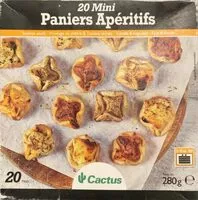 Mängden socker i 20 mini paniers apéritifs