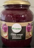 Mängden socker i Chou Rouge et morceaux de pommes