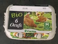 Mängden socker i 6 oeufs bio M