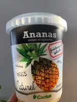 Mängden socker i Ananas entier et epluche