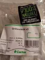 Mängden socker i Grillwurst Cactus