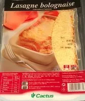Mängden socker i Lasagne Bolognaise