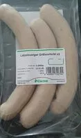 Mängden socker i Lëtzebuerger Grillwurscht