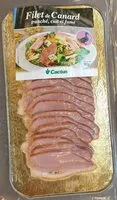 Mängden socker i Filet de canard tranché, cuit et fumé