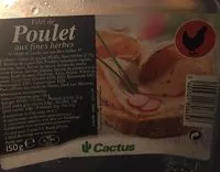 Mängden socker i Filet de poulet aux fines herbes