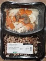 Mängden socker i Blanquette de dinde riz long grain et sauvage