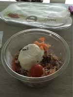 Mängden socker i Salade Quinoa nordique