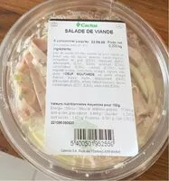 Mängden socker i Salade de viande