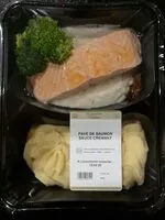 Mängden socker i Pavé de saumon sauce crémant