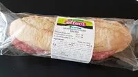 Mängden socker i Sandwich paysan salami