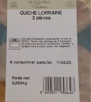 Mängden socker i Quiche lorraine