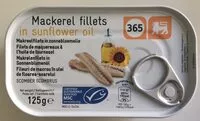 Mängden socker i Filets de maquereaux à l'huile de tournesol