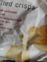 Mängden socker i Salted crisps