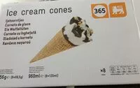 Mängden socker i Ice cream cones