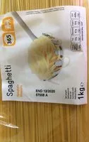 Mängden socker i Spaghetti 365