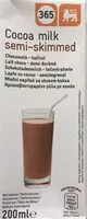 Mängden socker i Cocoa milk semi-skimmed