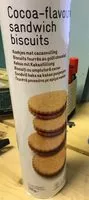 Mängden socker i Cocoa flavour sandwich biscuits