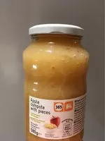 Mängden socker i Apple Compote with pieces