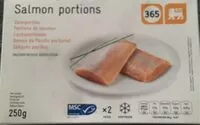 Mängden socker i Portions de saumon