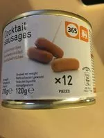 Mängden socker i Cocktail sausages Delhaize