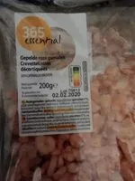 Mängden socker i Crevettes roses décortiquées