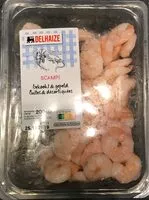 Mängden socker i Scampi cuites et decortiquées