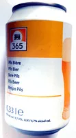 Mängden socker i Bière pils