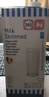Mängden socker i Magere melk