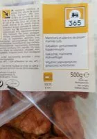 Mängden socker i Manchon et aileron de poulet cuit