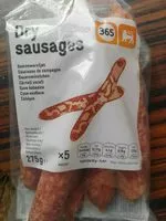 Mängden socker i Dry sausage