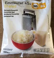 Mängden socker i Emmental râpé
