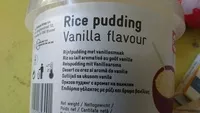 Mängden socker i Pudding riz vanille 