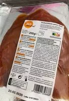 Mängden socker i Gerookte Atlantische zalm, gesneden