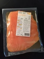 Mängden socker i Smoked Atlantic salmon, sliced