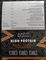 Mängden socker i High protein chocolate caramel flavour bars