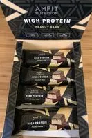 Mängden socker i High protein peanut bars