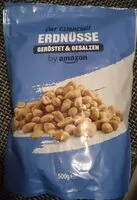 Mängden socker i Erdnüsse, geröstet und gesalzen