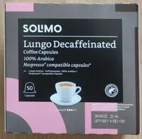 Mängden socker i Capsules Lungo decaffeinated
