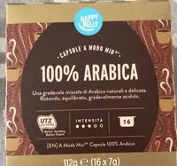 Mängden socker i 100% Arabica