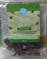 Mängden socker i Fruit and nut mix