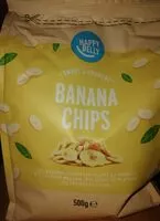 Mängden socker i Happy Belly Banana Chips